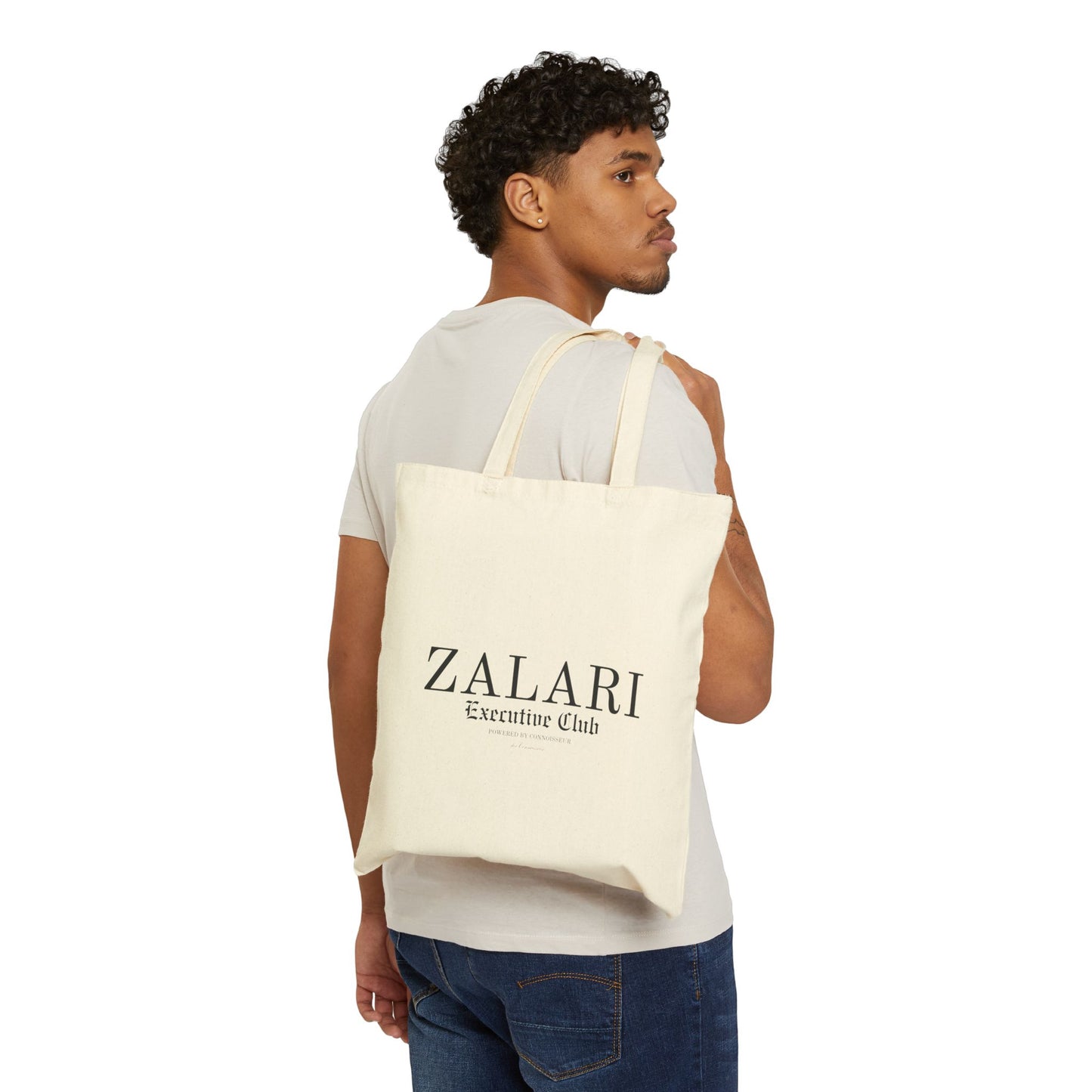 ZALARI Cotton Canvas Tote Bag
