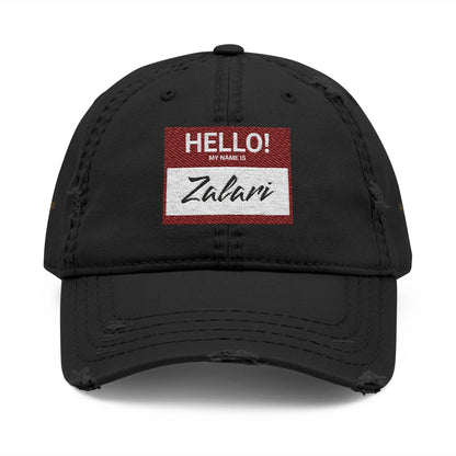 HELLO Distressed Dad Hat