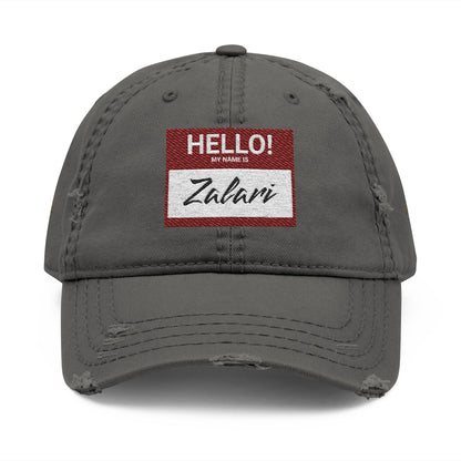 HELLO Distressed Dad Hat