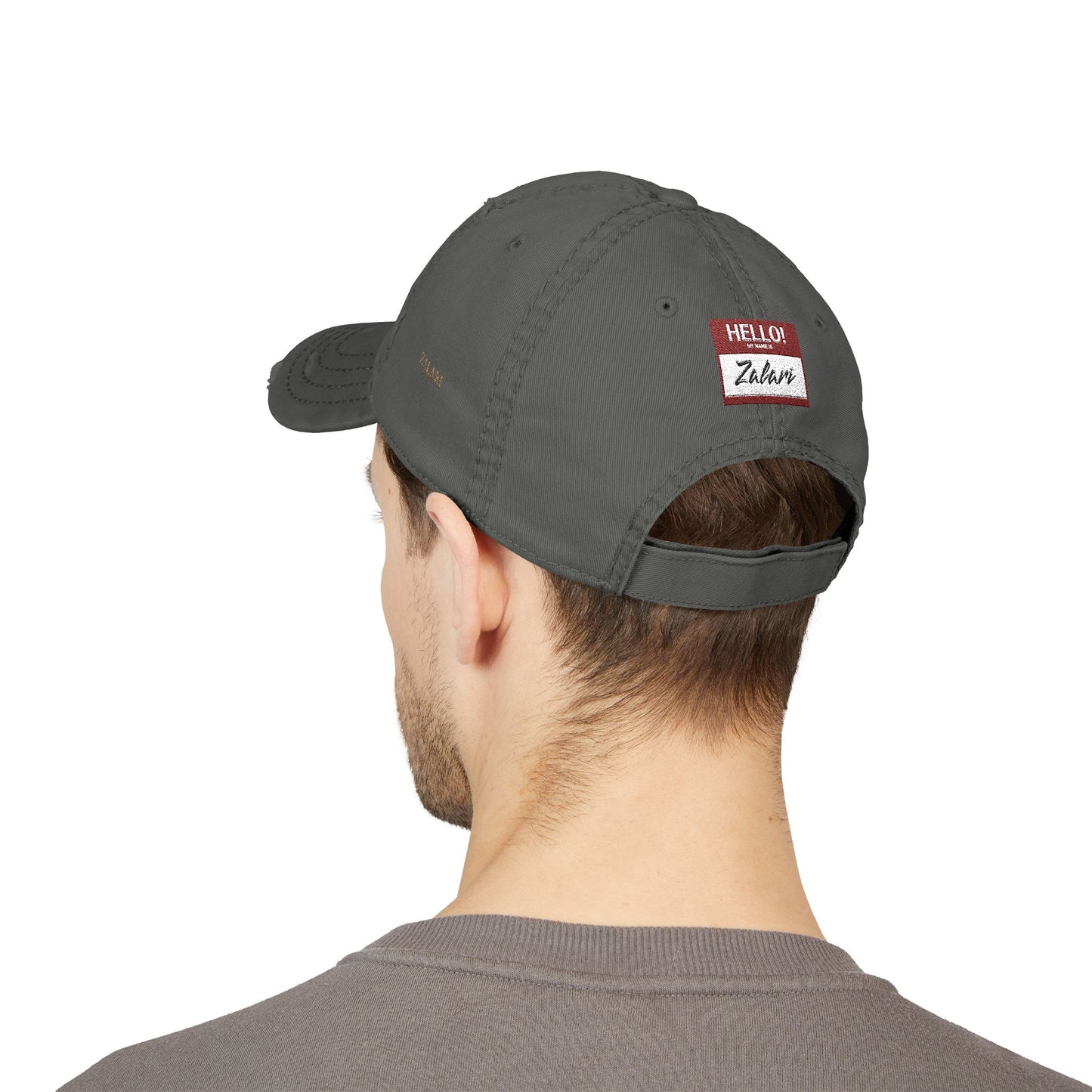 HELLO Distressed Dad Hat
