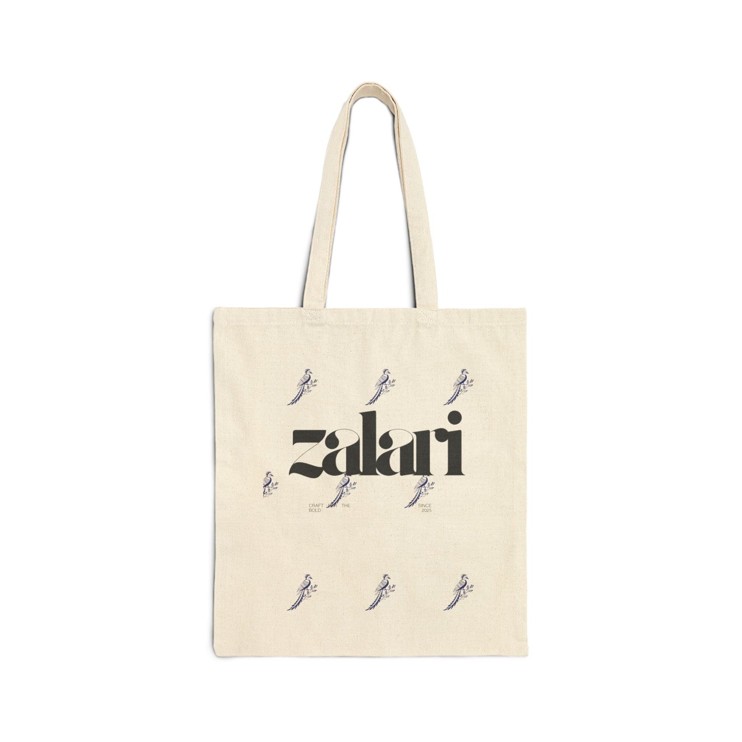 ZALARI Cotton Canvas Tote Bag