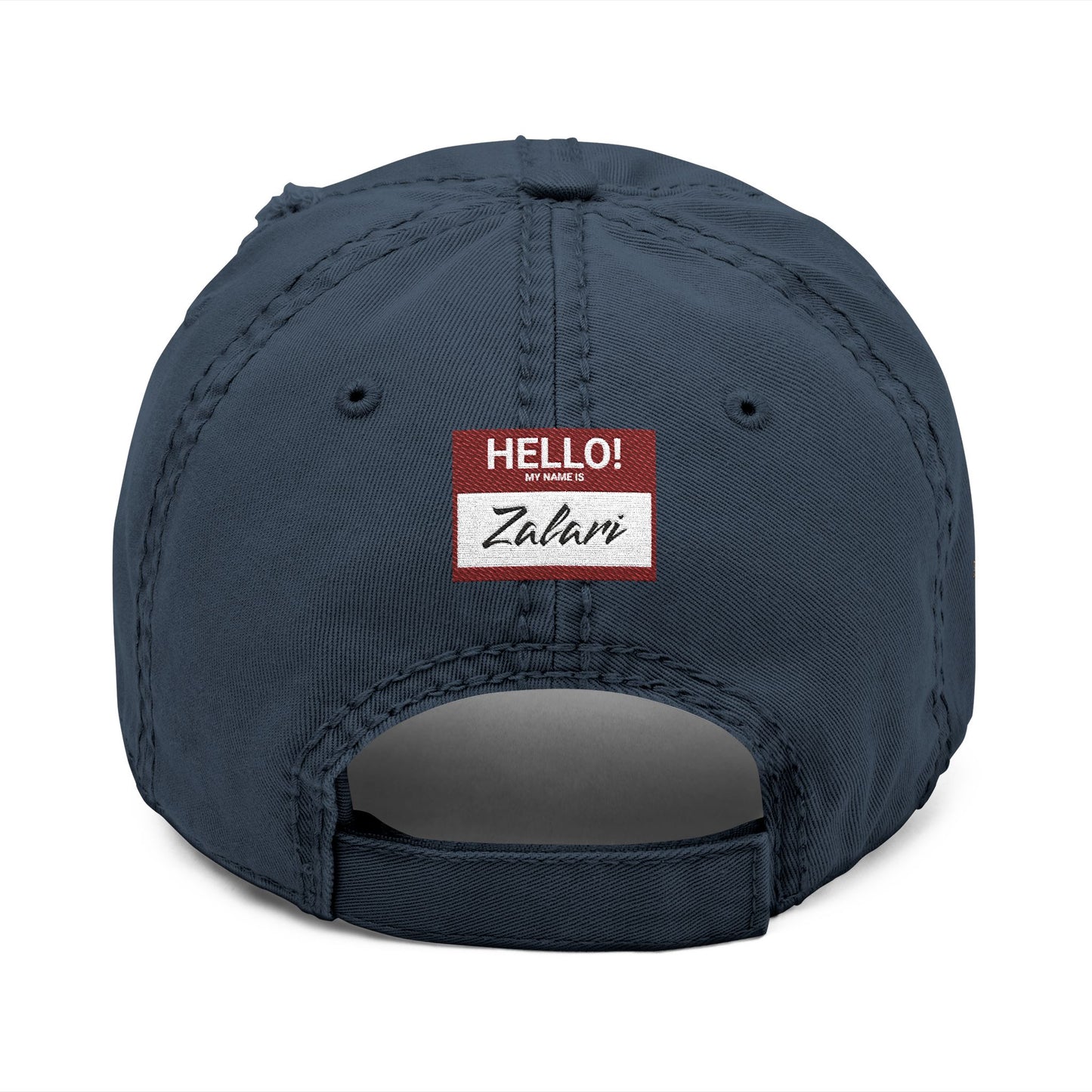HELLO Distressed Dad Hat