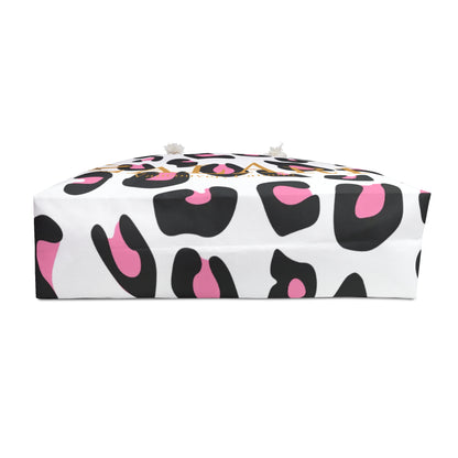 ZALARI  Leopard Print Weekender Bag