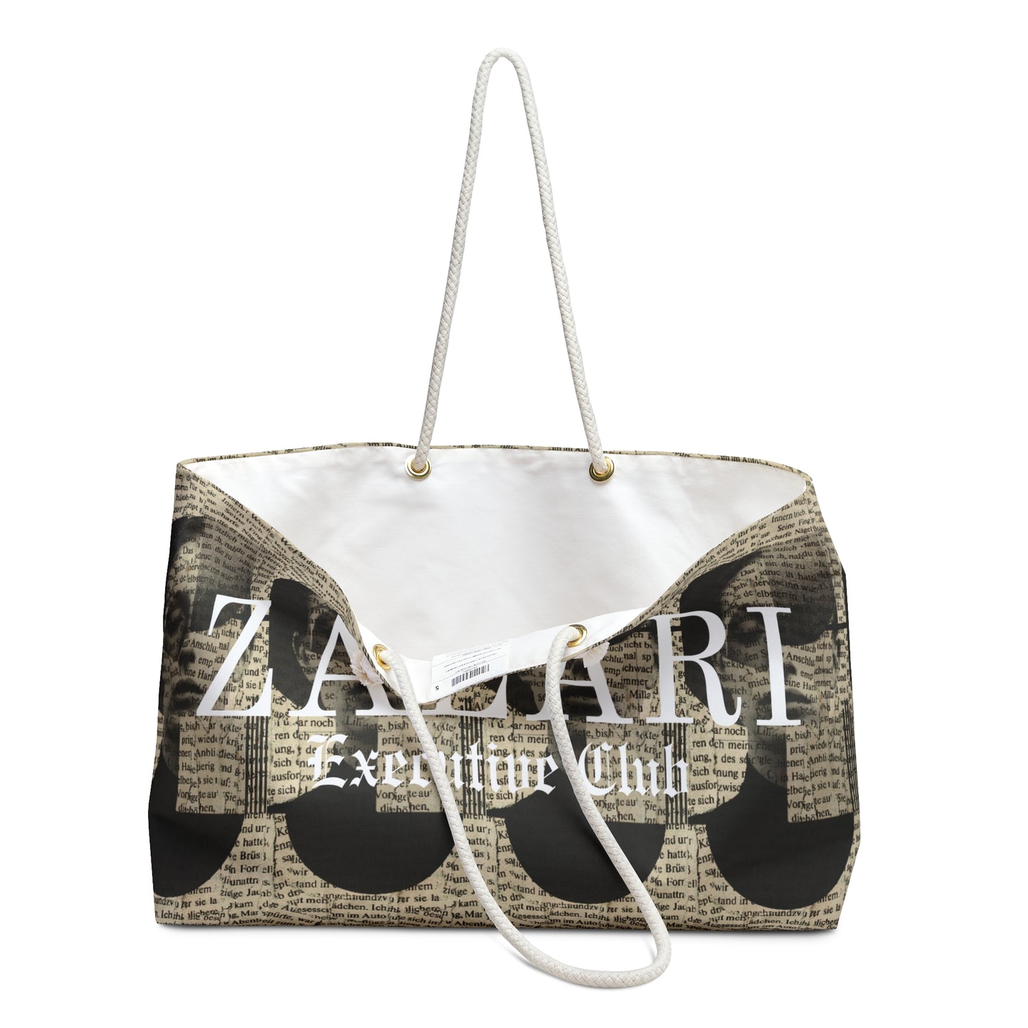 ZALARI Newspaper Weekender Bag