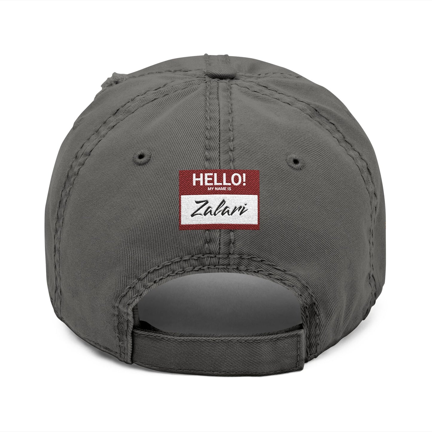 HELLO Distressed Dad Hat