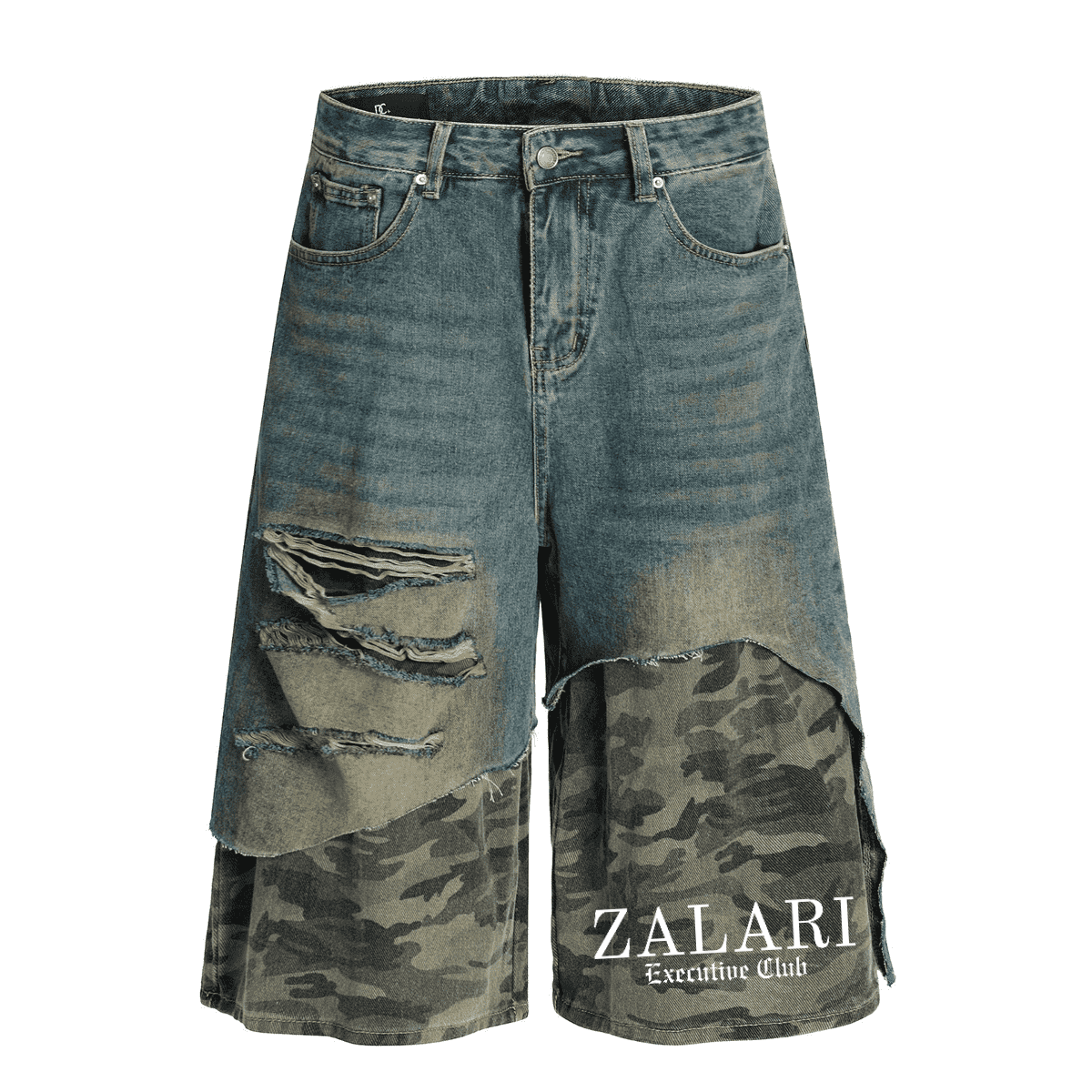 ZALARI Camouflage Jorts