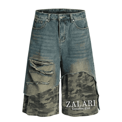 ZALARI Camouflage Jorts