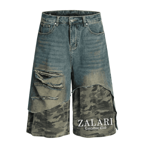 ZALARI Camouflage Jorts