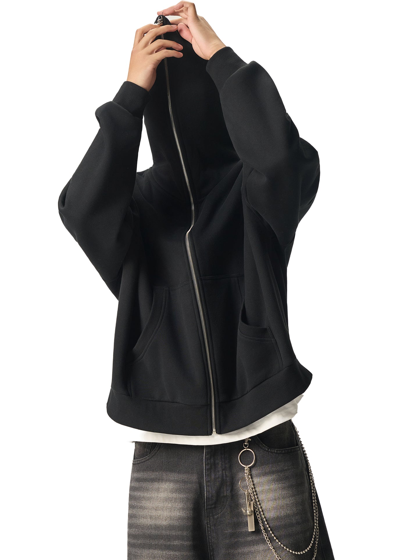 ZALARI X License Full-Zip Boxy Hoodie