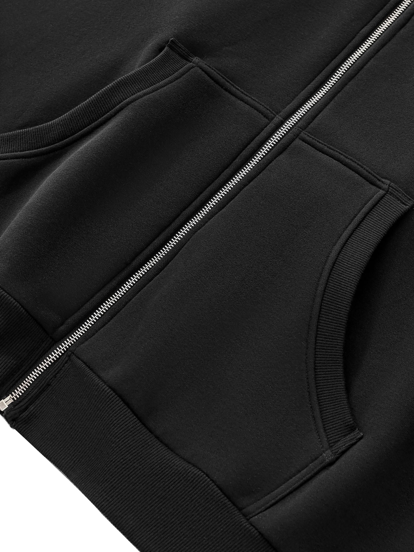 ZALARI - Chaotic Love Full-Zip Boxy Hoodie